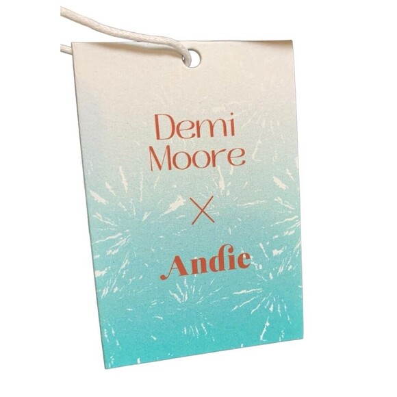 Andie Swim X Demi Moore The Cannes Bikini Bottom Women's Size Large Black New! - Picture 9 of 13